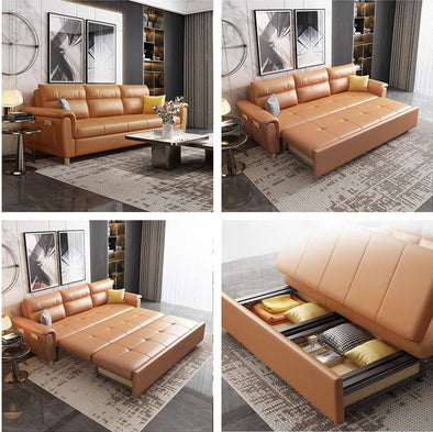 Convertible  Sofa Bed  with Storage & Pockets