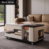 Modern Light Luxury Lifting and Rotating Top Coffee Table