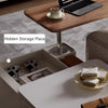 Modern Light Luxury Lifting and Rotating Top Coffee Table