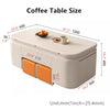 Minimalist Style Lifting Tabletop Multifunctional Coffee Table With Stools