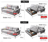 Convertible  Sofa Bed  with Storage & Pockets