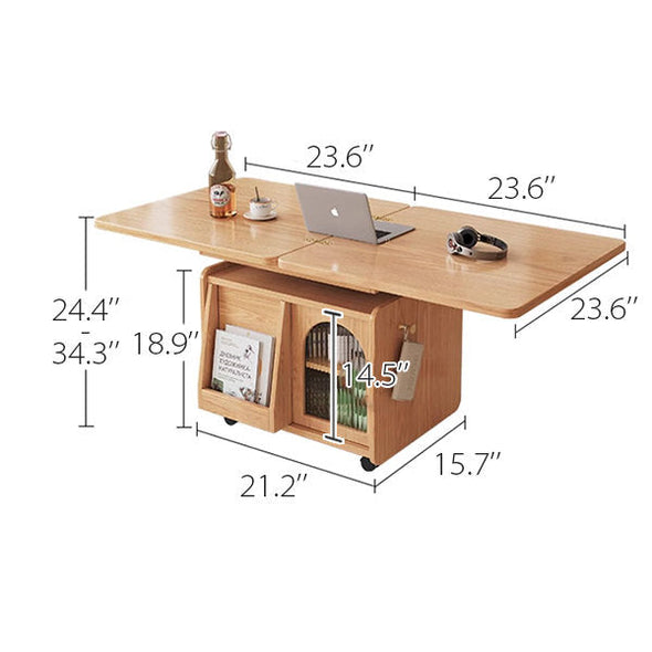 Movable and Liftable Coffee Table