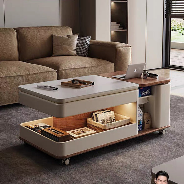 Modern light luxury multifunctional coffee table