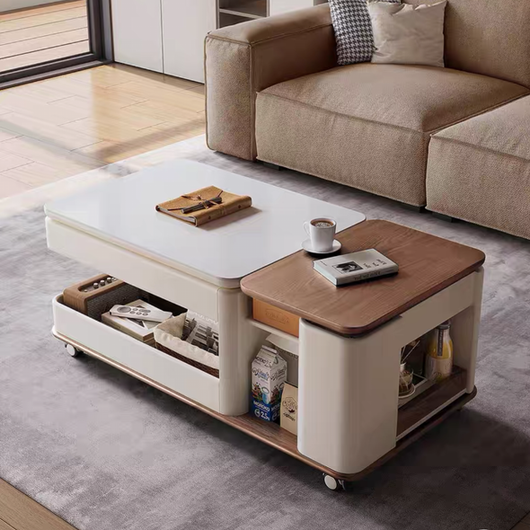 Modern light luxury multifunctional coffee table