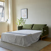 Upholstered Corduroy Sleeper Sofa Bed