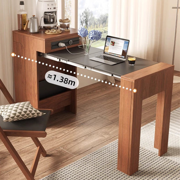 Space Saving Designed Mini Extendable Console Table 