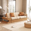 Multifunction Fabric High Box Storage Sofa