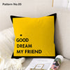 Throw Pillow Case Cushion Cover 18 x 18 inches 45 x 45 cm(Pattern No.01~22)