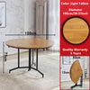 New Arrival Space Saving Round Folding Table