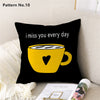 Throw Pillow Case Cushion Cover 18 x 18 inches 45 x 45 cm(Pattern No.01~22)