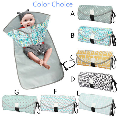 Portable Diaper Changing Clutch