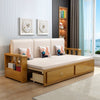 Modern Full Size Sleeper Sofa with Detachable Mattress and Storage Underneath