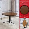 New Arrival Space Saving Round Folding Table