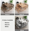 Folding and Expandable Multifunction Dining Table with Hidden Storage Design Cabinet