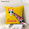 Throw Pillow Case Cushion Cover 18 x 18 inches 45 x 45 cm(Pattern No.01~22)