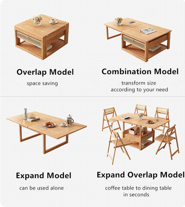 Deformable Combination Coffee Table