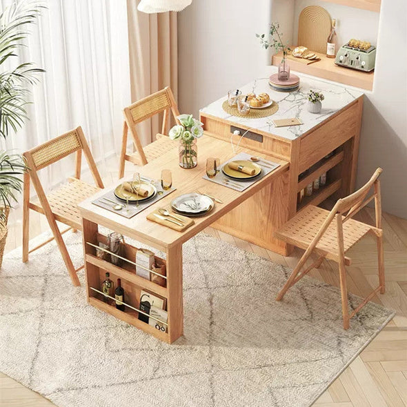 Kitchen Island With Extendable Table