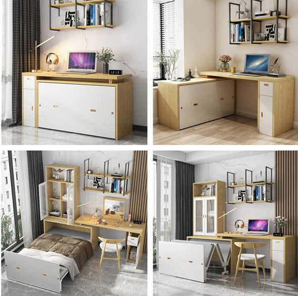 Murphy Cabinet Bed with Multi Function Desk