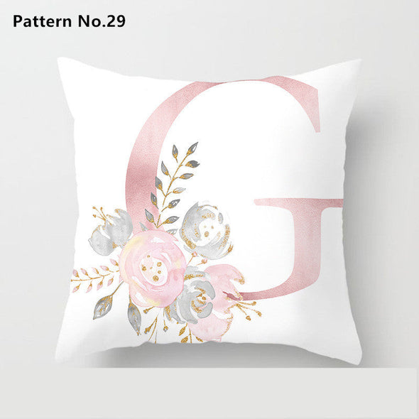 Throw Pillow Case Cushion Cover 18 x 18 inches 45 x 45 cm(Pattern No.23~49)