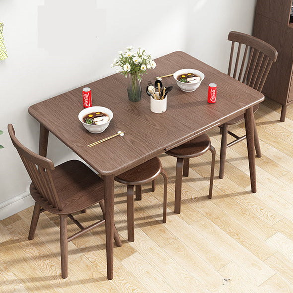 Rectangle Minimalist Expandable Dining Table