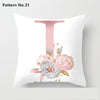 Throw Pillow Case Cushion Cover 18 x 18 inches 45 x 45 cm(Pattern No.23~49)