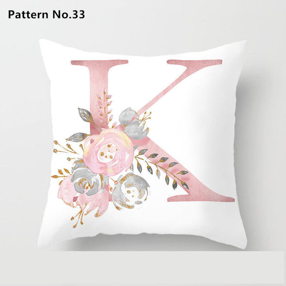 Throw Pillow Case Cushion Cover 18 x 18 inches 45 x 45 cm(Pattern No.23~49)