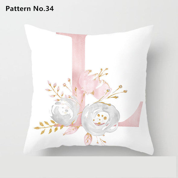 Throw Pillow Case Cushion Cover 18 x 18 inches 45 x 45 cm(Pattern No.23~49)