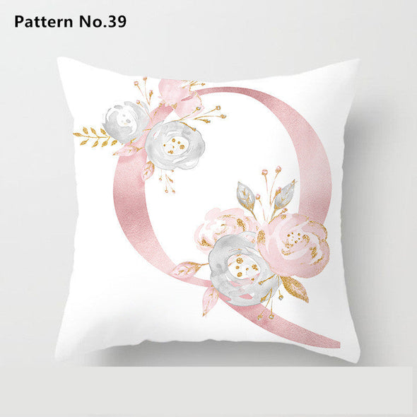 Throw Pillow Case Cushion Cover 18 x 18 inches 45 x 45 cm(Pattern No.23~49)