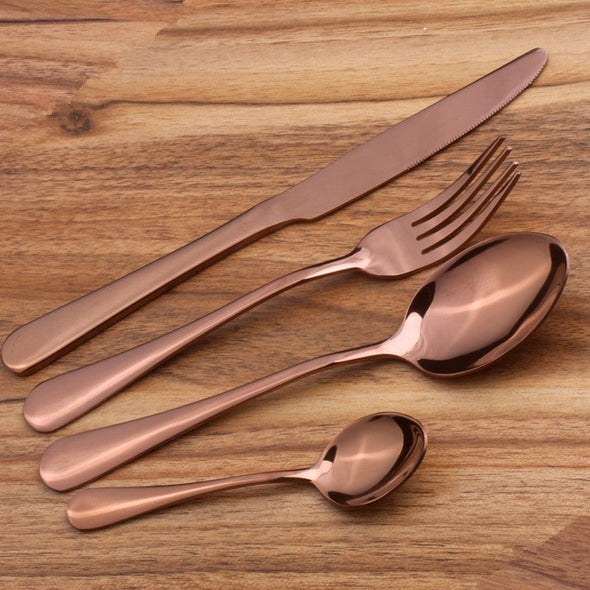 Colorful Stainless Steel Flatware(4 COLORS CHOICE)