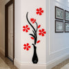 3D Vase Acrylic Wall Murals