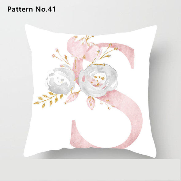 Throw Pillow Case Cushion Cover 18 x 18 inches 45 x 45 cm(Pattern No.23~49)