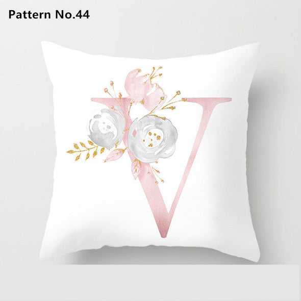 Throw Pillow Case Cushion Cover 18 x 18 inches 45 x 45 cm(Pattern No.23~49)