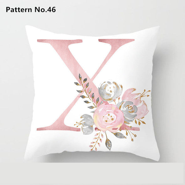 Throw Pillow Case Cushion Cover 18 x 18 inches 45 x 45 cm(Pattern No.23~49)