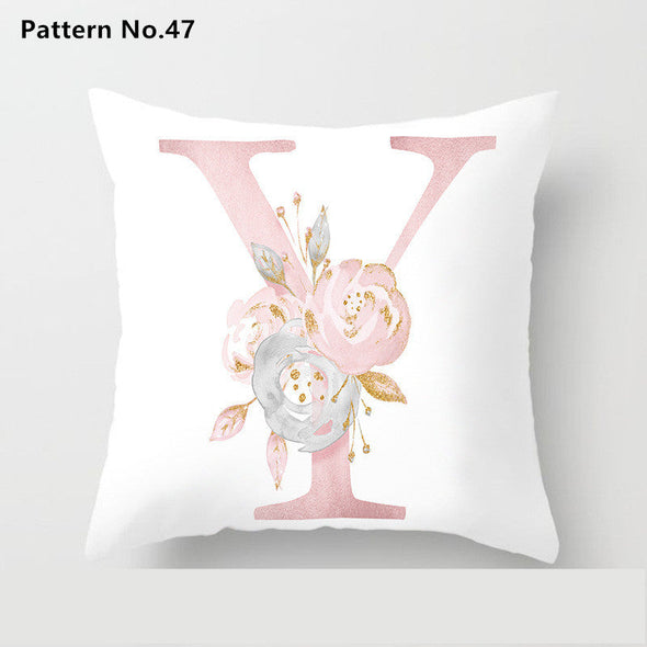 Throw Pillow Case Cushion Cover 18 x 18 inches 45 x 45 cm(Pattern No.23~49)