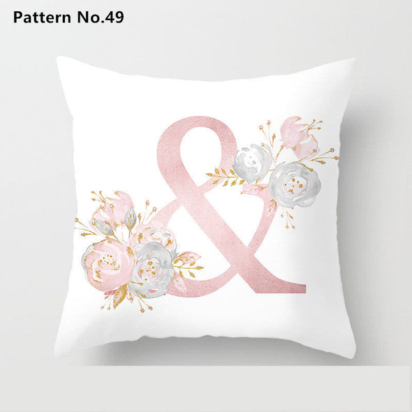 Throw Pillow Case Cushion Cover 18 x 18 inches 45 x 45 cm(Pattern No.23~49)