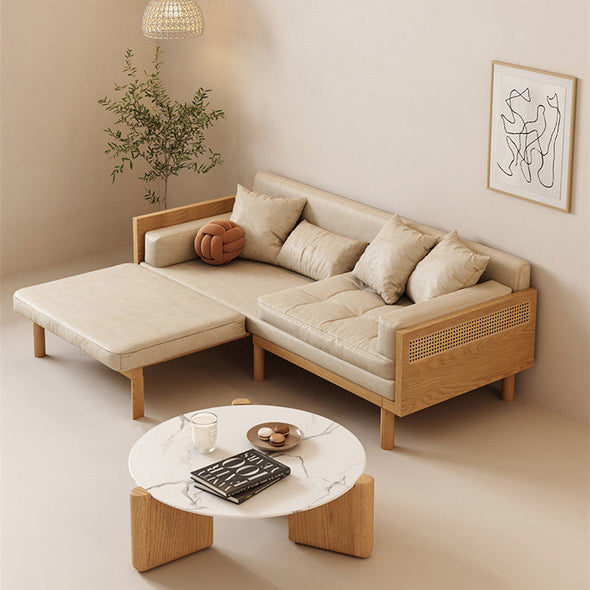 Janpandi Pull Out  Multifunction  Solid Wood Frame Sofa Bed