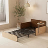 Nordic Modern Leathair Pull Out Sofa Bed with Rotating Desk