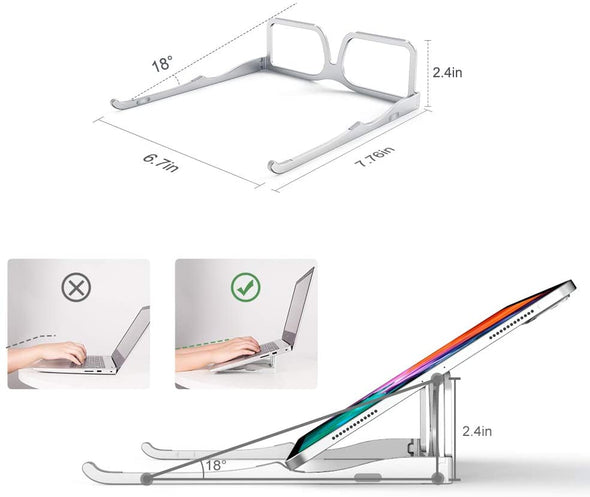 Glasses Frame Shape Laptop Cooling stand