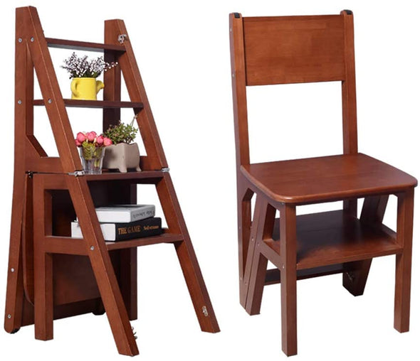 Convertible Ladder Chair Library Kitchen Step Stool