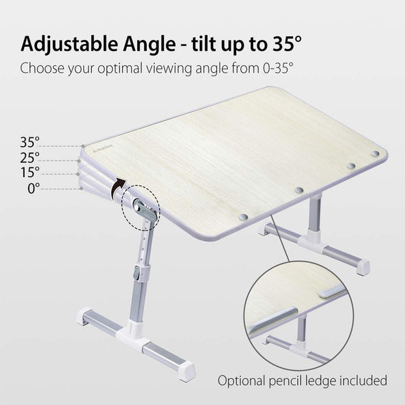 Height Adjustable Laptop Bed Table