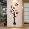 3D Vase Acrylic Wall Murals