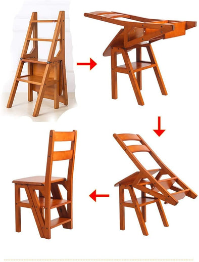 Convertible Ladder Chair Library Kitchen Step Stool