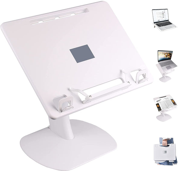 Adjustable Ergonomic Laptop and Book Holder Stand