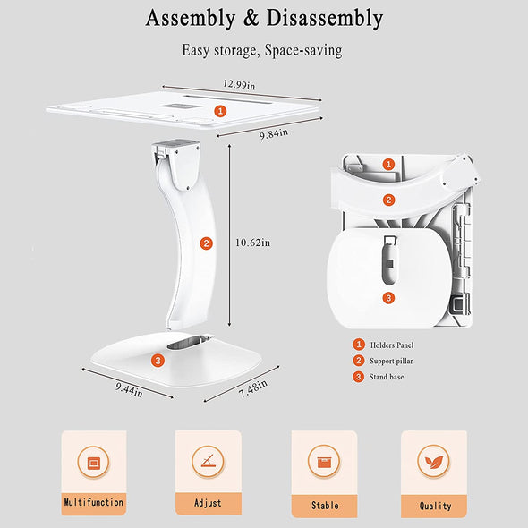 Adjustable Ergonomic Laptop and Book Holder Stand