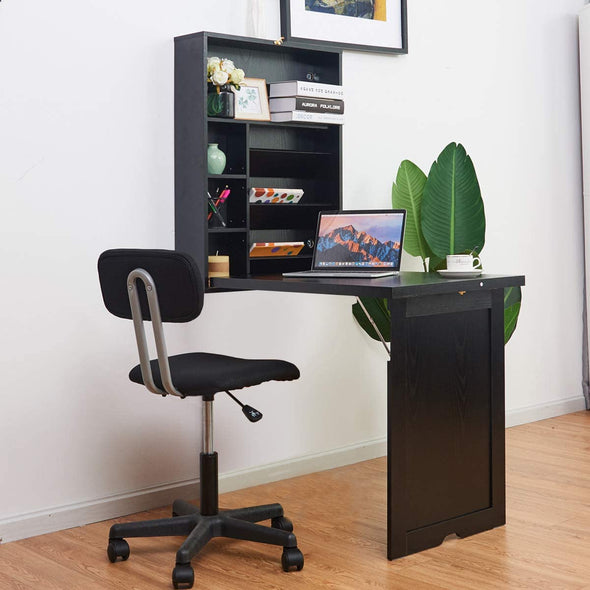 Fold Out Wall Mounted Multi-Function Computer Desk