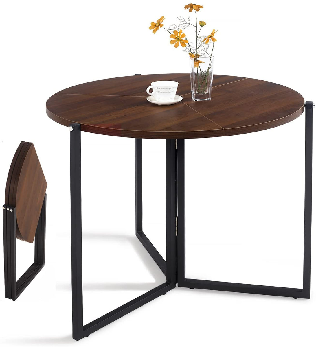 Multifunction Round Folding Space Saver Table – EMERIT