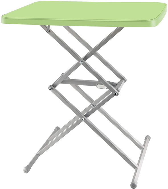 Zero Assembly Height Adjustable Foldable Table  for Home Garden Office Indoor Outdoor Use