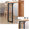 Folding Retractable Wine Bar Table With WALL Mounted Round Wine Shelf(no chairs)