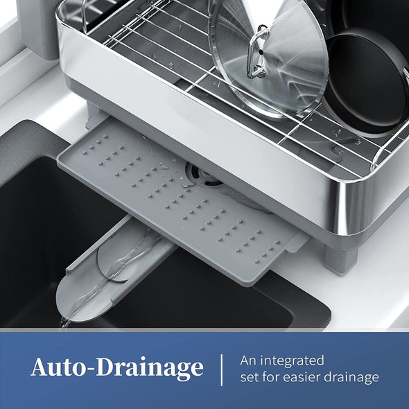 Double Layer Stainless Steel Dish Drying Rack