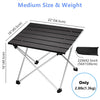 Aluminum Foldable Camping Table with Carry Bag